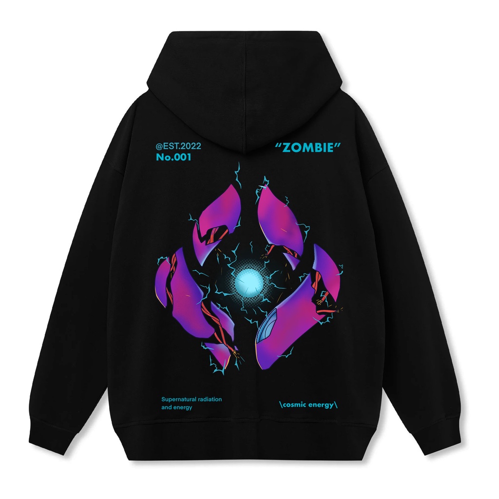 Áo Hoodie Nam Nữ Local Brand Zombie HD Enegy