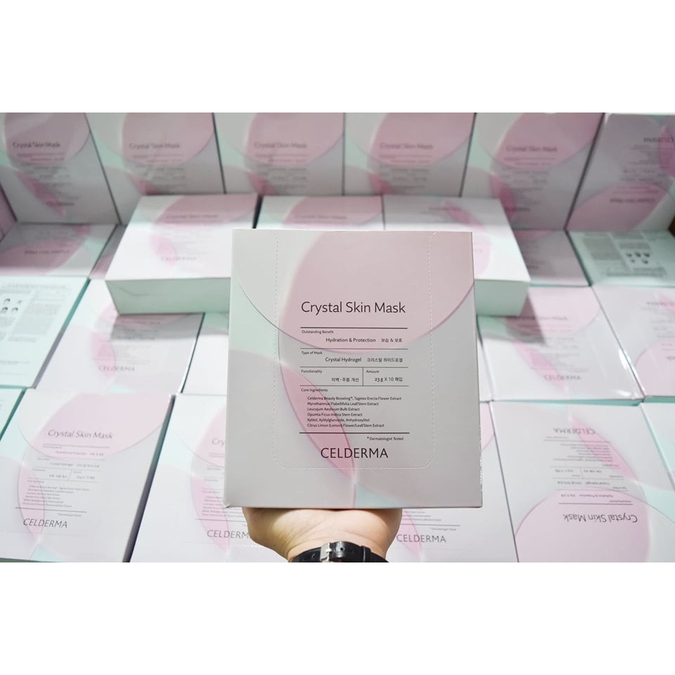 MẶT NẠ THẠCH ANH CRYSTAL SKIN MASK CELDERMA