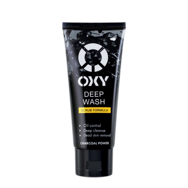 OXY Deep Wash Scrub Formula - Kem rửa mặt có hạt làm sạch sâu, đánh bay nhờn, tút sáng da 100g