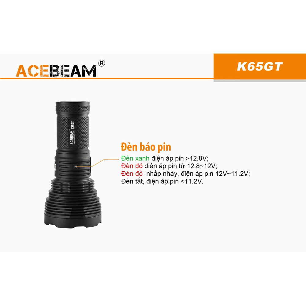 Đèn Pin Acebeam K65 GT