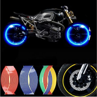 Bộ decan dán phản quang vành xe( Đỏ ) 206635 [SKM]