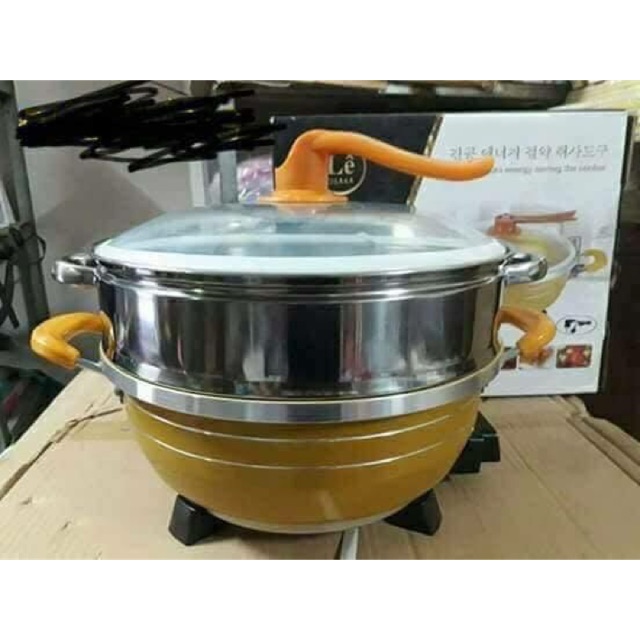 Nổi lẩu đa năng 2 tầng