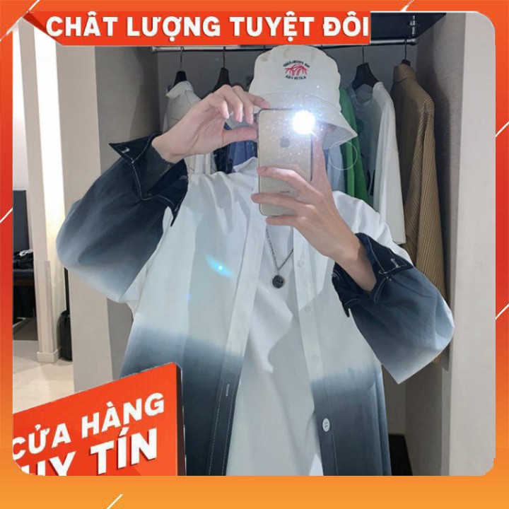 Áo Sơ Mi Nam Dài Tay Phối Màu Hottrend Form Rộng Unisex (SP3) | BigBuy360 - bigbuy360.vn