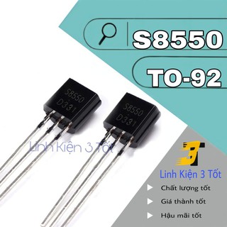( Túi 10 con ) Transistor S8550 TO-92 PNP 0.5A 40V chính hãng