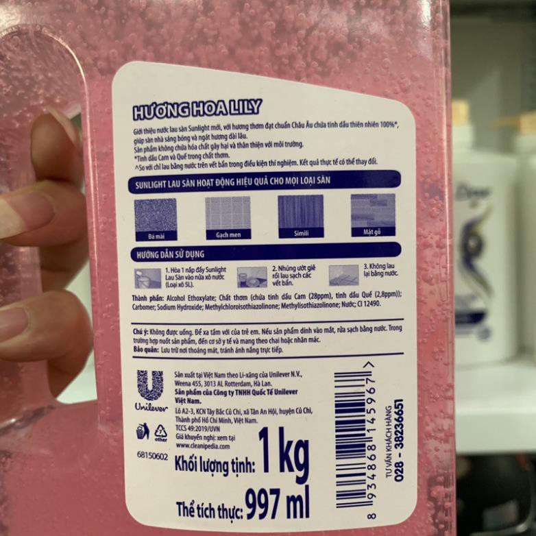Sunlight Lau Sàn 1kg có 3 mầu