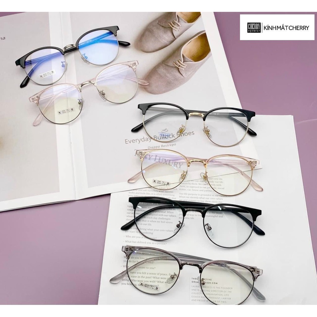 Gọng Kính Cận Teen Mắt Tròn 50-21-142 nhận cắt Tròng Cận Viễn Loạn | BigBuy360 - bigbuy360.vn