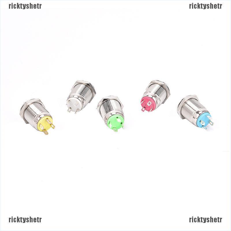 Công Tắc Tạm Thời Có Đèn Led 12mm 5v | BigBuy360 - bigbuy360.vn