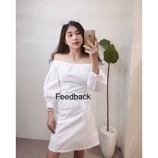 [ BEST SELLER VỀ LÀ HẾT] ĐẦM TRẮNG TRỄ VAI ĐAN EO