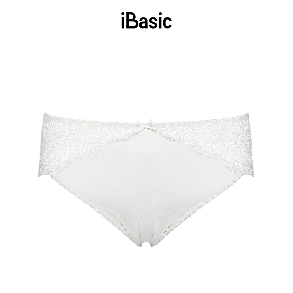 Quần lót nữ lưng cao phối ren iBasic PANW121