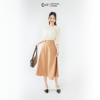 Chân váy xoè cạp 3 cúc CCHAT