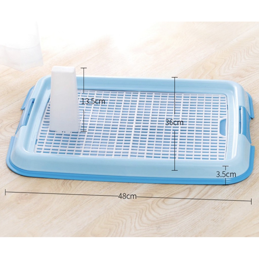 Khay Vệ Sinh Có Cọc Cho Cún - Giúp Cún Đi Vệ Sinh Đúng Chỗ