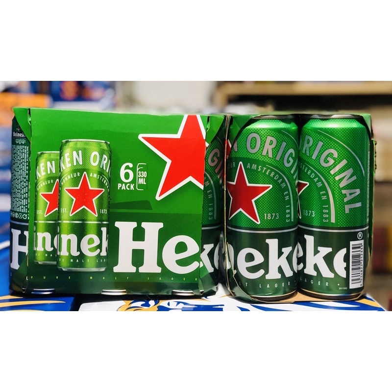 Bia Heineken lốc 6 lon 330ml Chang's Food