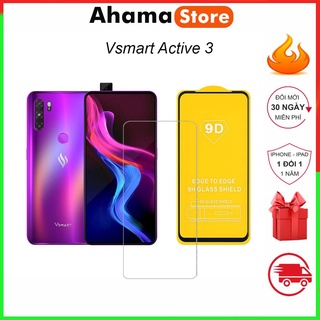 Cường Lực Vsmart Active 3 Full Màn - Độ Cứng 9D - Cảm Ứng Siêu Mượt [FM]