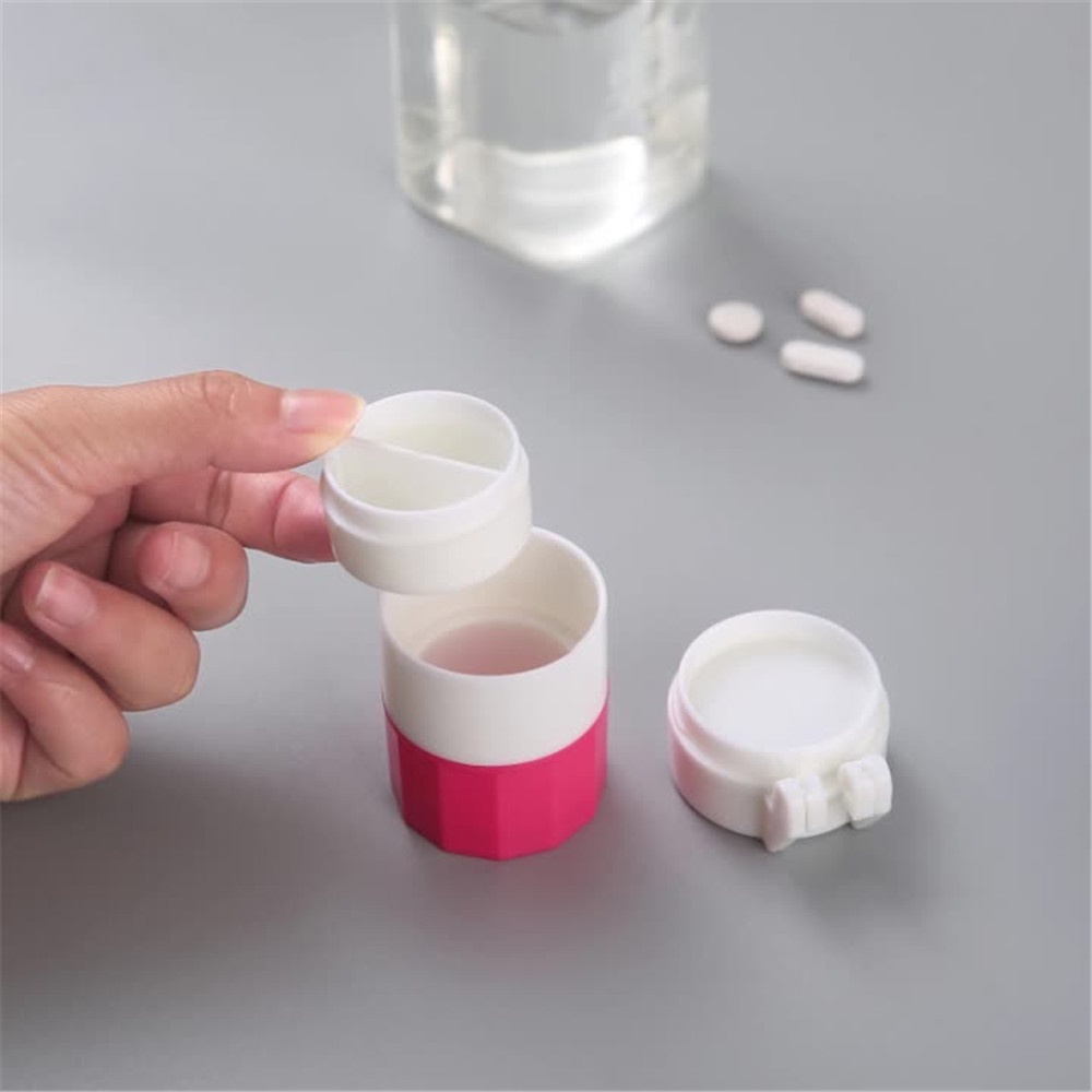 Hộp Đựng Thuốc Chia Nhiều Ngăn Đa Năng Cho Người Lớn Tuổi