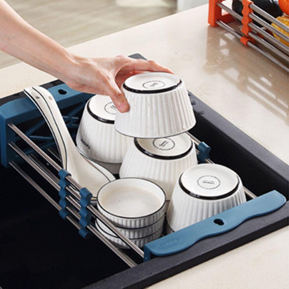 PINEVN Giá Inox Đựng Rau Củ Quả Để Bồn Rửa Chén Tiện Dụng