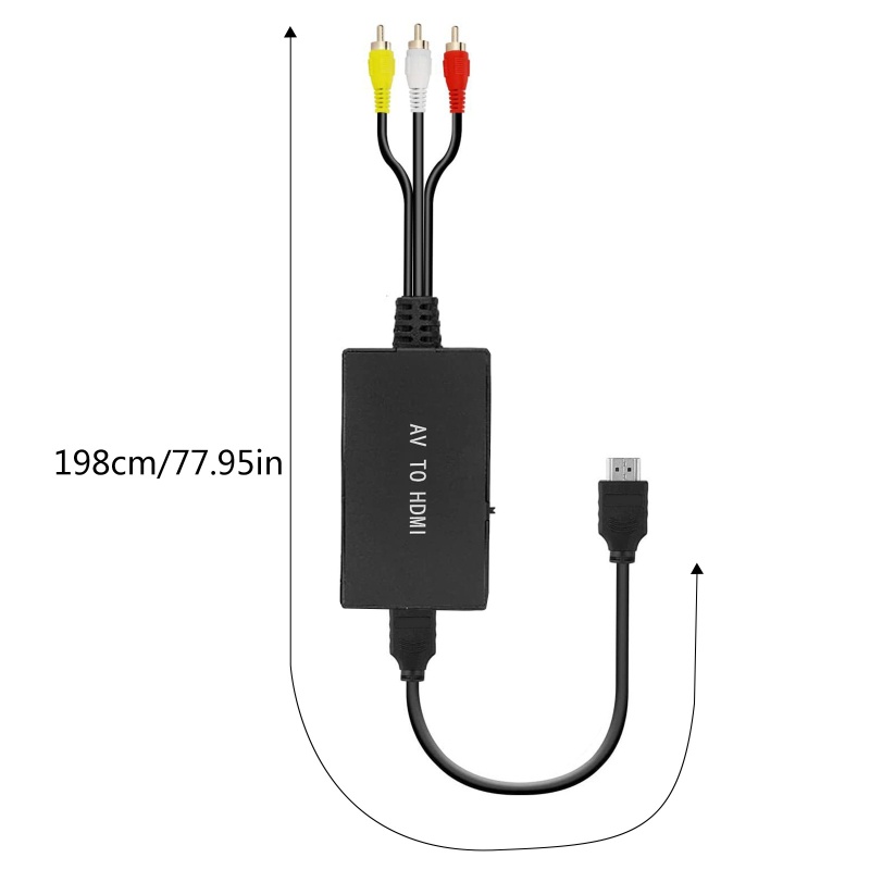 Đầu Chuyển Đổi bonj 1080P PAL NTSC forXbox Cho PS3 Blue-Ray DVD AV Sang HDMI-compati