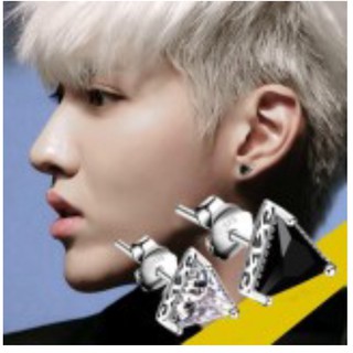 Bông Tai Nam Titan Kim Tự Tháp Phong cách Hàn BTNKTT01
