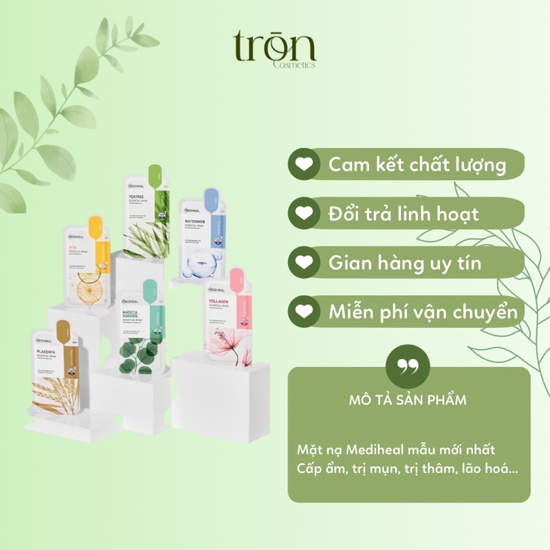 Mặt nạ Mediheal Mask mẫu mới 2022 cấp ẩm dưỡng da