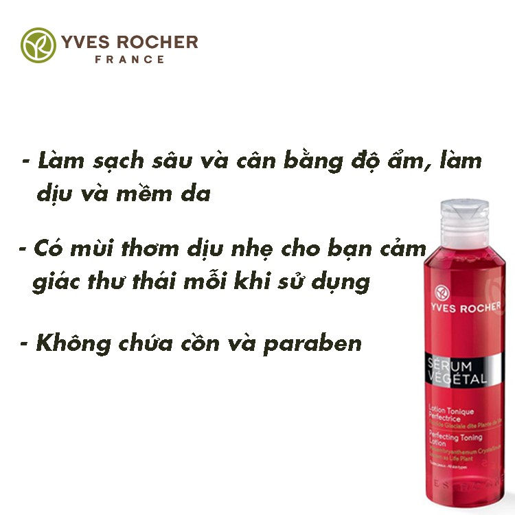 Nước Cân Bằng Da Yves Rocher Perfecting Tonic Lotion 200ml