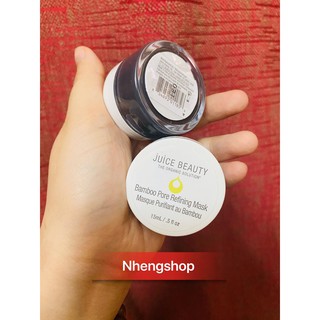 Mặt nạ hữu cơ Thải độc và se lỗ chân lông Bamboo Pore Refining Mask Juice Beauty