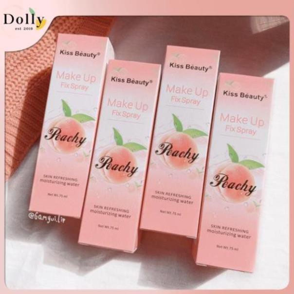 [Freeship-Hàng Chính Hãng] Xịt Giữ Lớp Nền Cố Định Lớp Trang Điểm Kiss Beauty ĐÀO 75ML MP3 | BigBuy360 - bigbuy360.vn