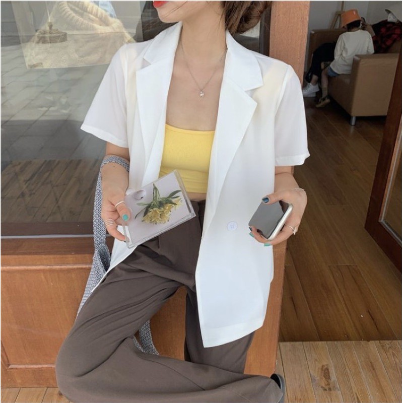 Áo vest tay ngắn Taobao