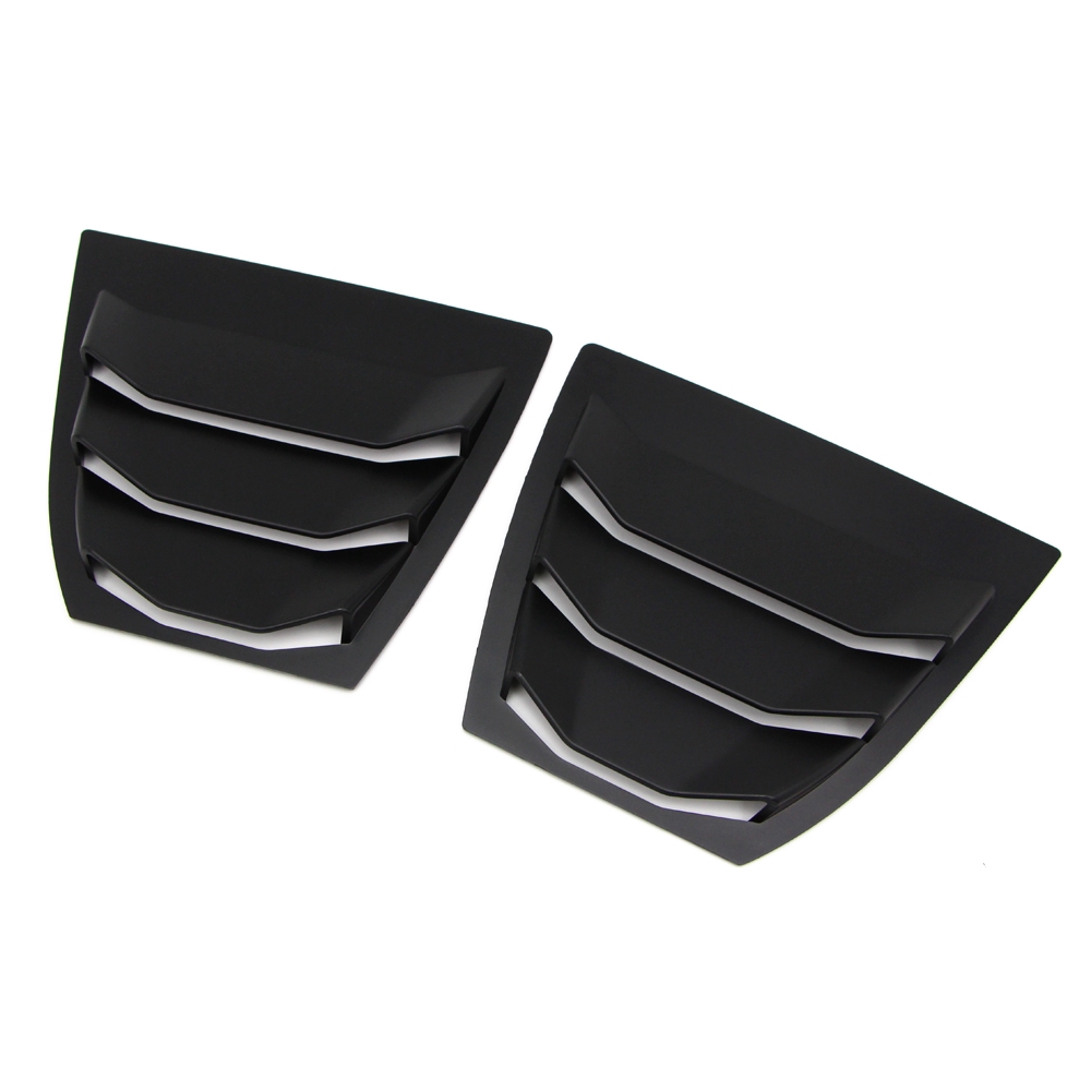 Ốp nhám màu đen thoát khí bọc cửa kính hông xe Mazda 3 Axela 2014 2015 2016 2017 2018