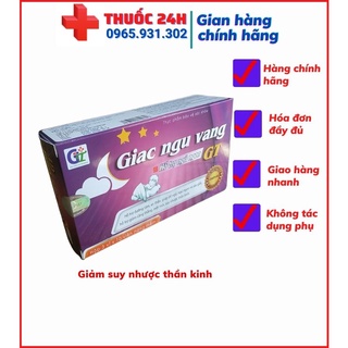 Giấc Ngủ Vàng GT - Hỗ trợ ngủ ngon, dưỡng tâm an thần.