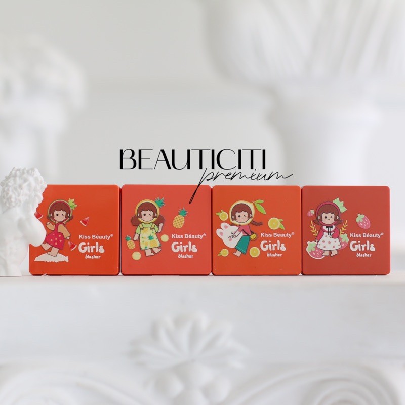 MÁ HỒNG PHẤN LÌ GIRLS BLUSHER KISS BEAUTY | BigBuy360 - bigbuy360.vn