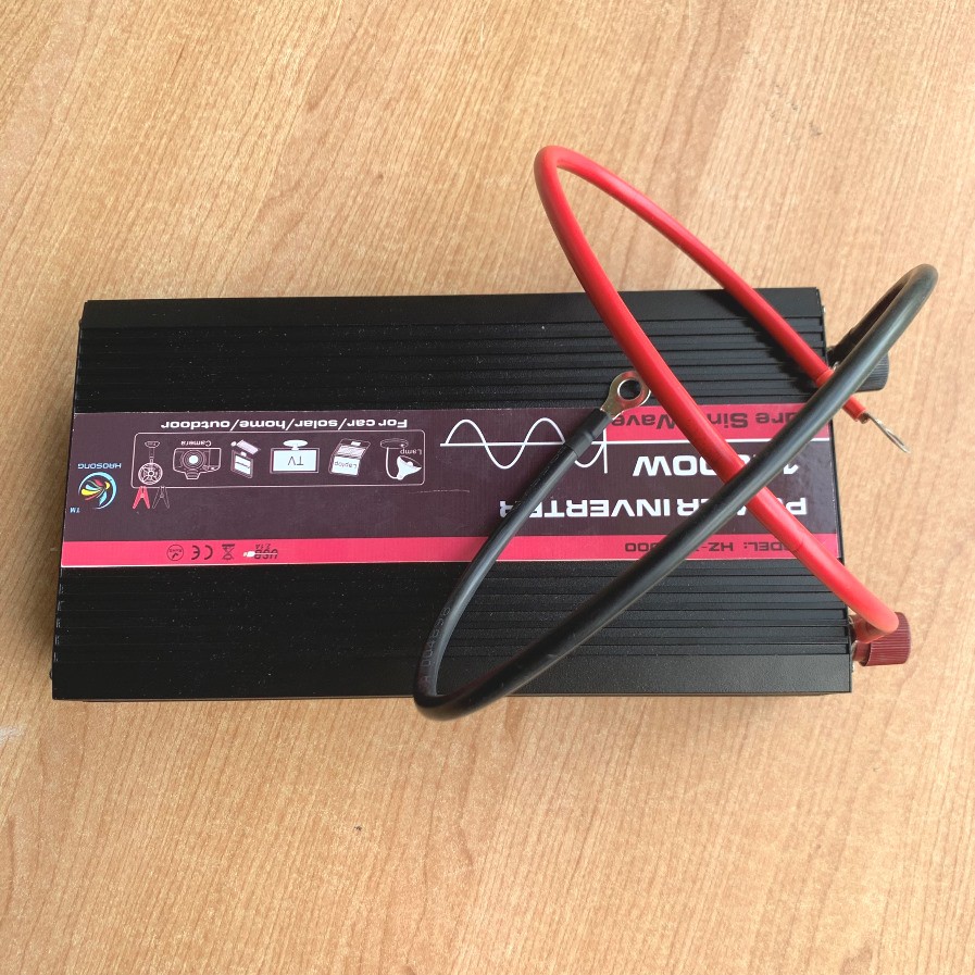 Bộ chuyển đổi kích điện ắc quy 12V lên 220V sóng Sin Chuẩn 2000W dùng tại gia đình, xe tải lớn, nhà xưởng