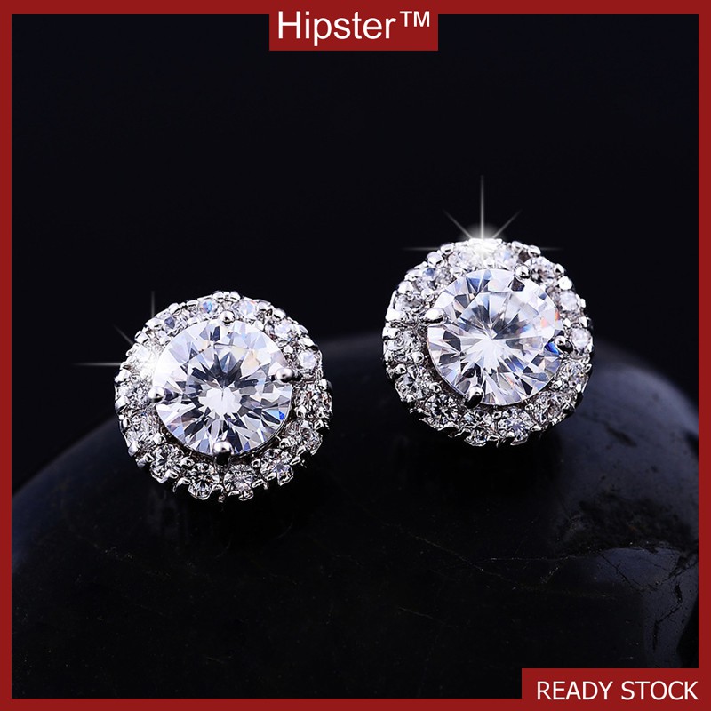 Bông Tai Bạc Theo Phong Cách Hàn Quốc