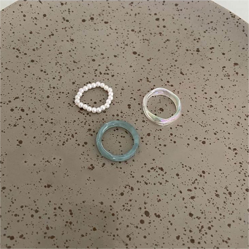 Bộ 3 Nhẫn Đeo Tay Thời Trang Phong Cách Hàn Quốc timetunnel