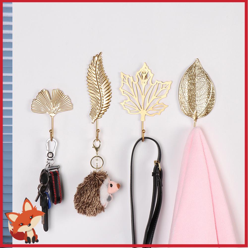 Móc Treo Khăn Bằng Sắt Hình Chiếc Lá Phong Cách Bắc Âu Độc Đáo Tiện Dụng|Móc Treo Tường / Nhiều Màu