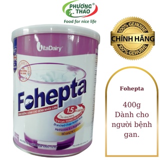 [Mã GROSALE2703 giảm 8% đơn 250K] Sữa Fohepta 400g cho người bệnh gan HSD T10.2024