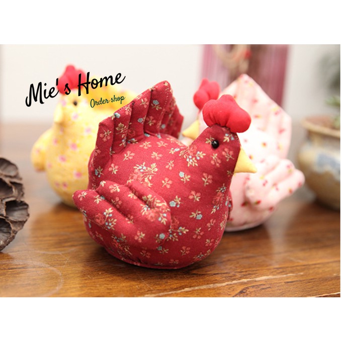 [CÓ SẴN 2021] DIY / BỘ KIT TỰ THÊU 2021 TÚI THƠM Gà Phong Thủy Cầu Bình An Phát Đạt - Mie shop Handmade