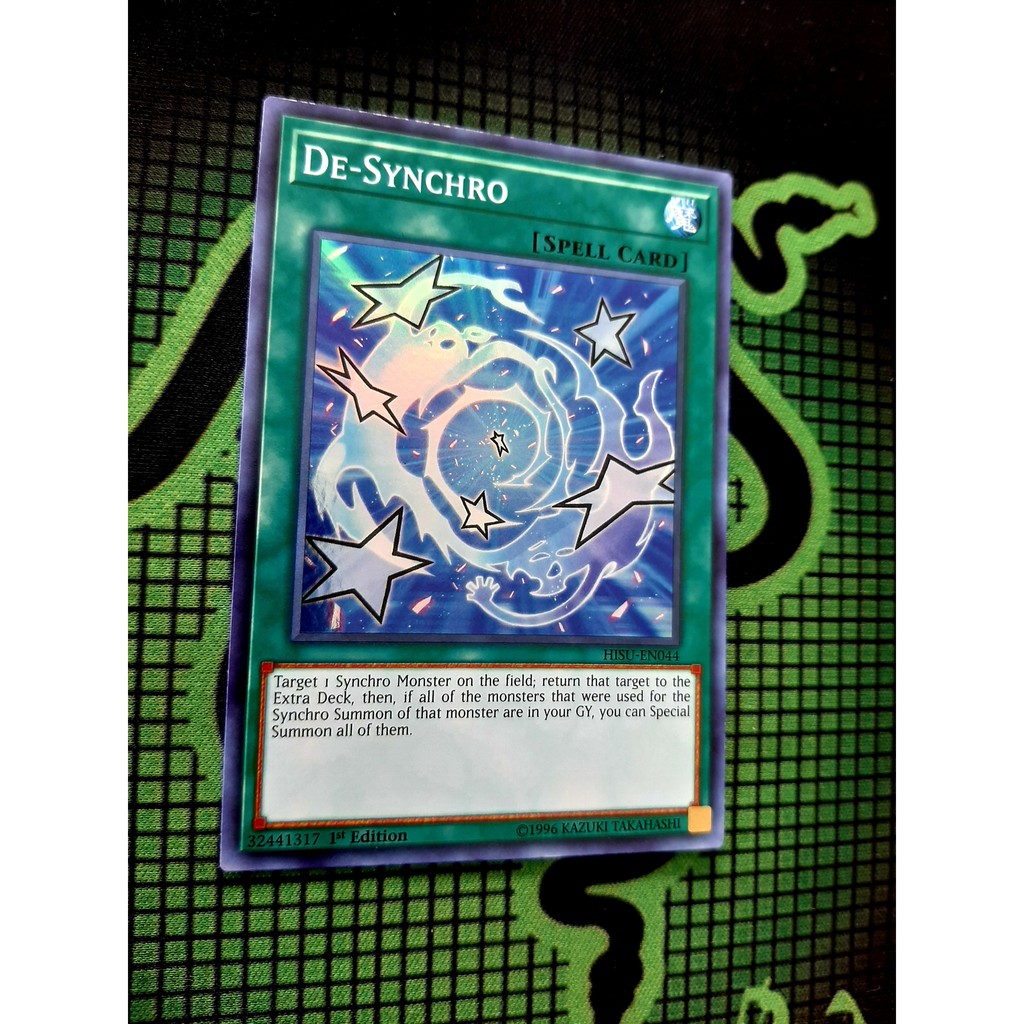 THẺ BÀI YUGIOH Spell De-Synchro - HISU-EN044 - Super Rare