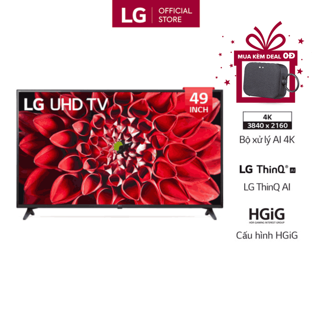 Miễn phí lắp đặt_Smart Tivi LG 49 Inch UHD 4K 49UN7190PTA Model 2020 - Có Magic Remote