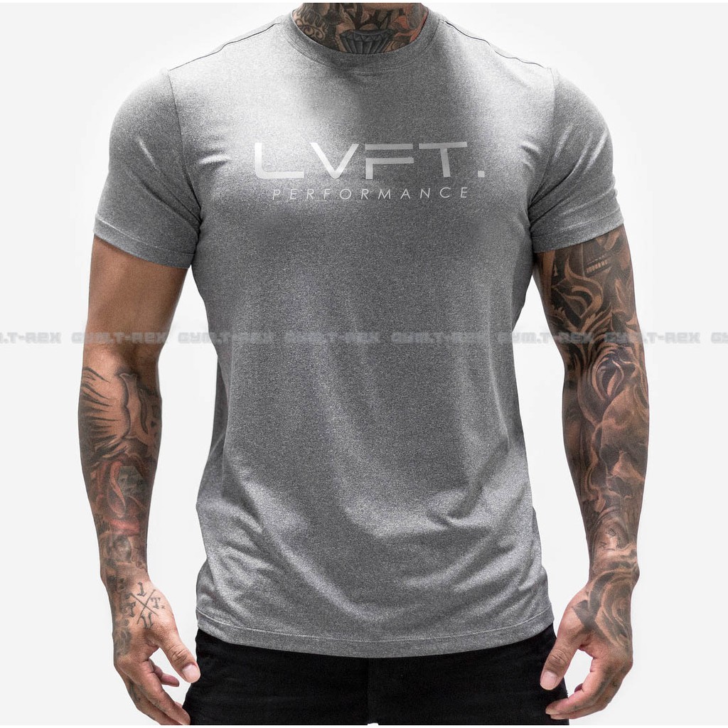 Áo tập gym nam cộc tay LVFT SP137, Áo gym nam thun cotton - Gym Trex