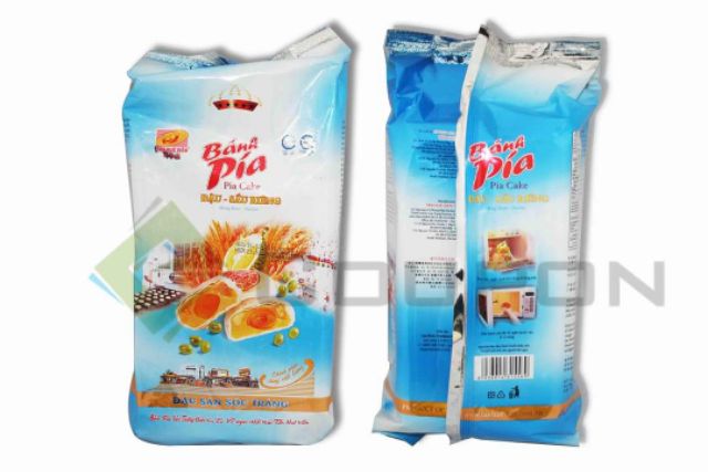 Bánh pía Tân Huê viên 5 sao 600g đậu sầu riêng trứng muối