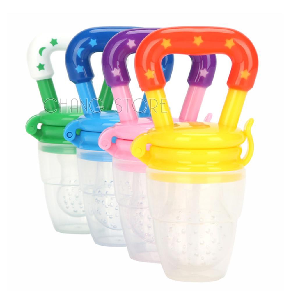 Núm Nhai Ăn Dặm Cho Bé Chống Hóc - Túi Nhai Silicon