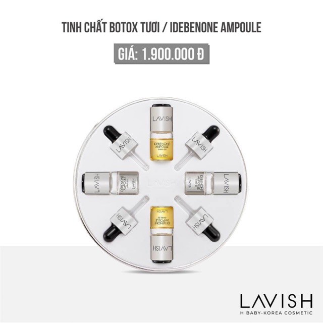 BOTOX Tươi LAVISH H BABY Korea Chinh Phục Làn Da Không Tuổi
