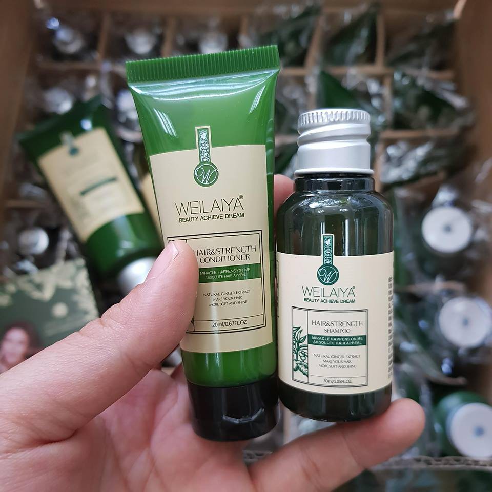 Bộ gội xả Weilaiya set mini tiện ích