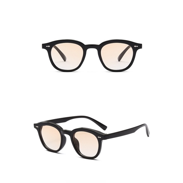 Kính Mát Tròn Chống Tia UV Thời Trang Mới Cho Nam Nữ