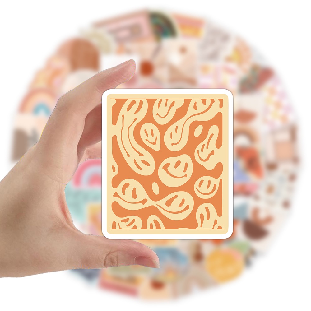 200/100/50 Sticker Dán Điện Thoại Laptop Hình Graffiti Phong Cách Bohemia