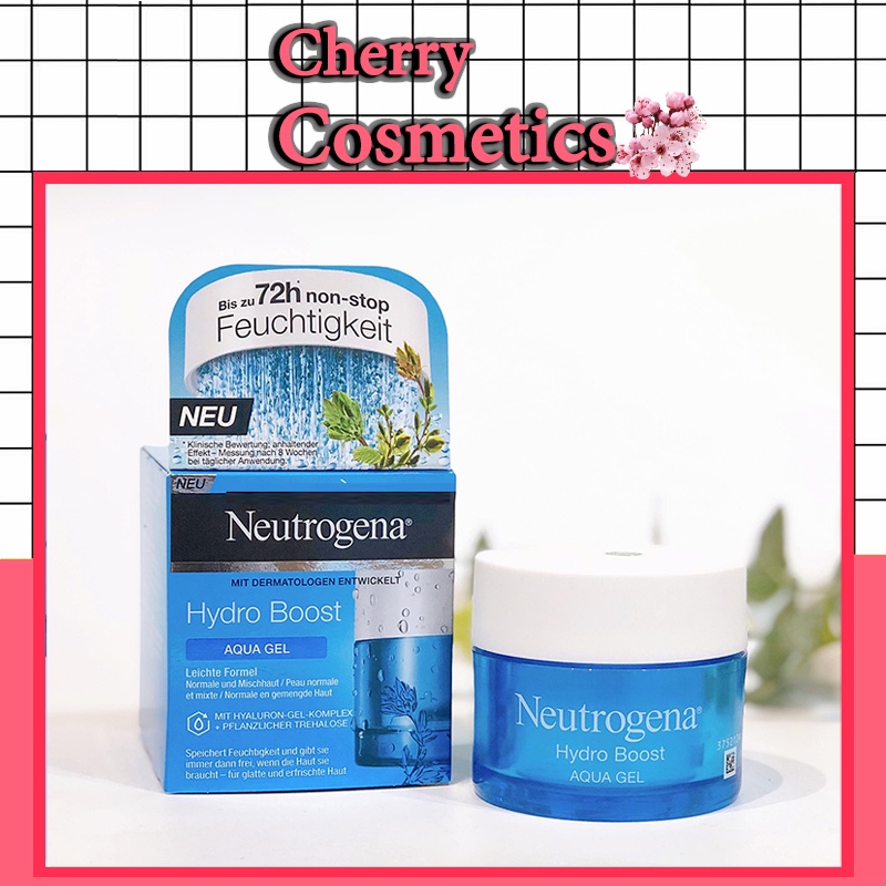 Gel dưỡng ẩm Neutrogena Hydro Boost Water Gel Cream 50g CHERRY COSMETICS | BigBuy360 - bigbuy360.vn
