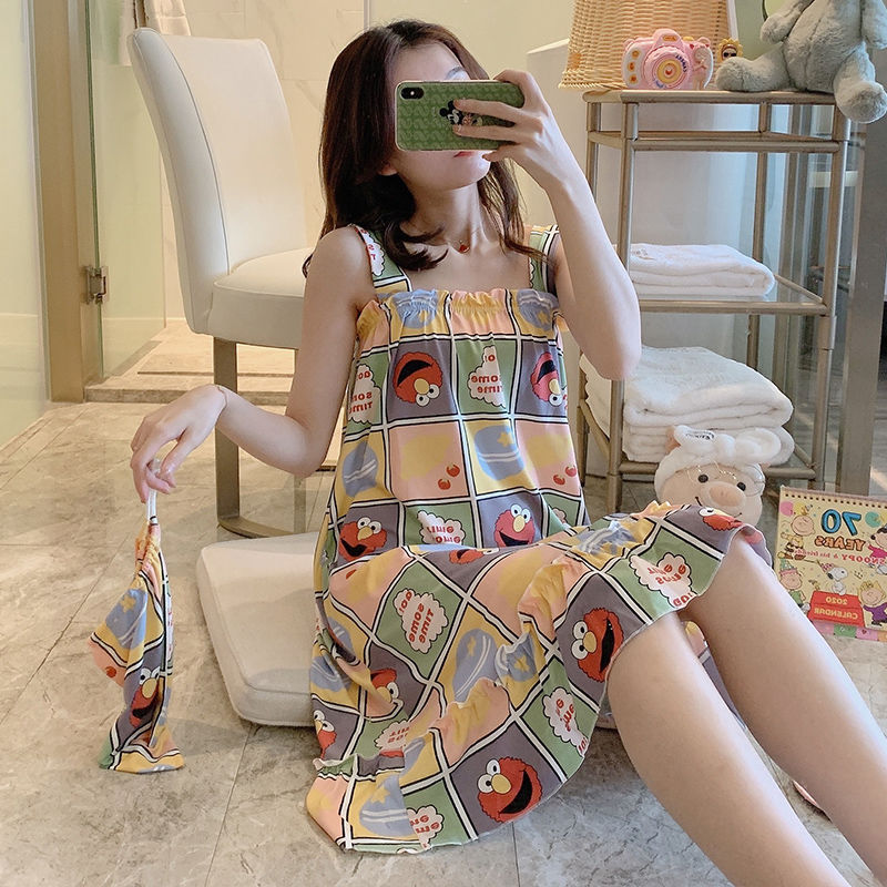 Đồ ngủ Họa Tiết Hoạt Hình Thời Trang Mùa Hè Cho Nữ