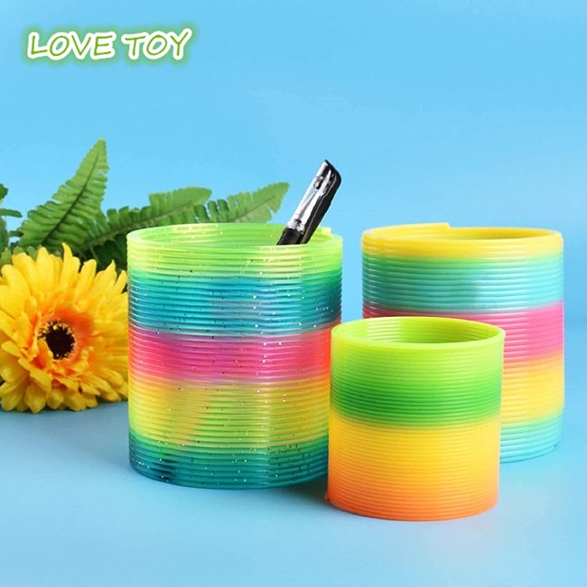 Đồ chơi vòng lò xo ma thuật nhiều màu sắc đẹp mắt dành cho bé