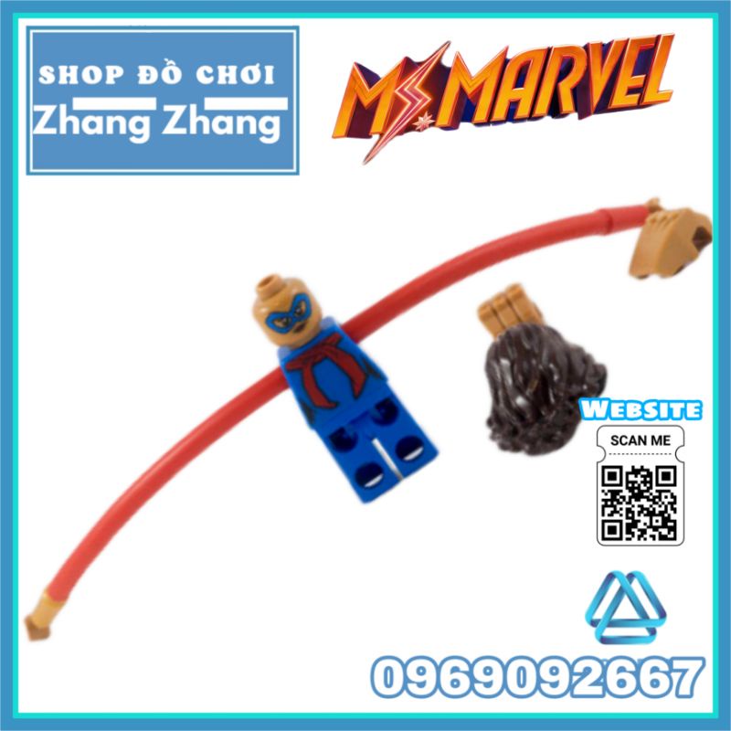 Đồ chơi Xếp hình Ms Marvel Siêu anh hùng Avengers Minifigures LeLe D121