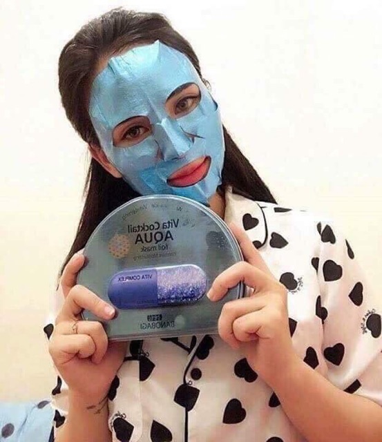 MẶT NẠ LÁ NGUYÊN KHỐI BANOBAGI VITA COCKTAIL FOIL MASK 