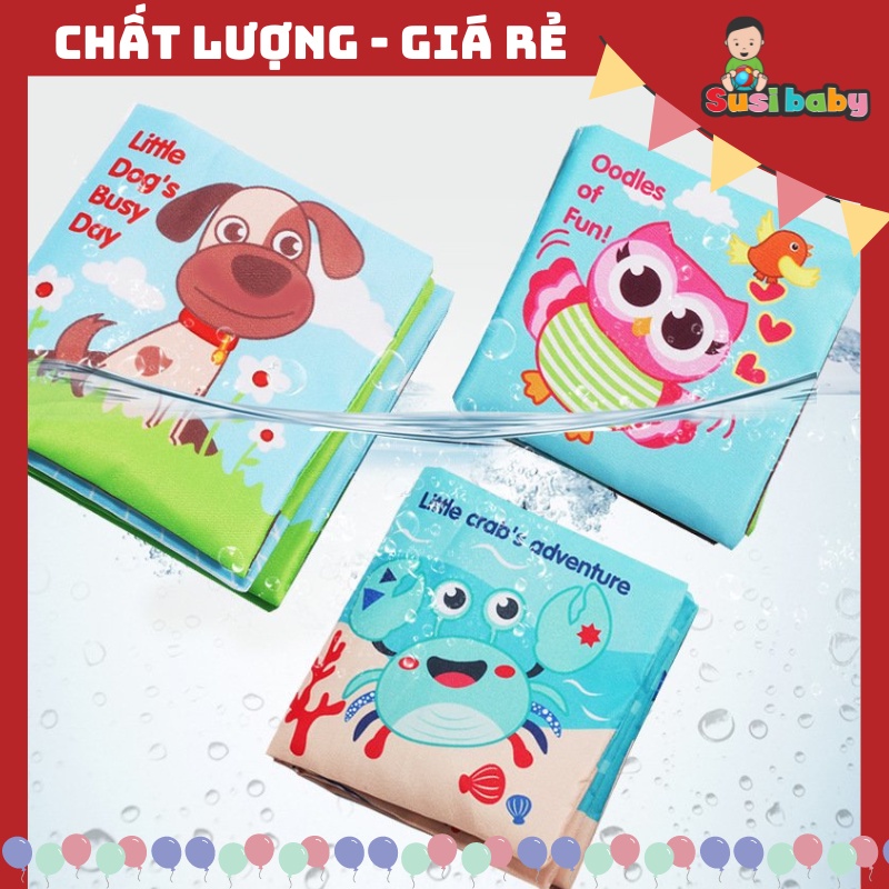 [KÈM QUÀ TẶNG] SÁCH VẢI TIẾNG ANH CHO BÉ PHÁT TRIỂN TƯ DUY THEO PHƯƠNG PHÁP GIÁO DỤC SỚM